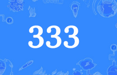 333什么意思